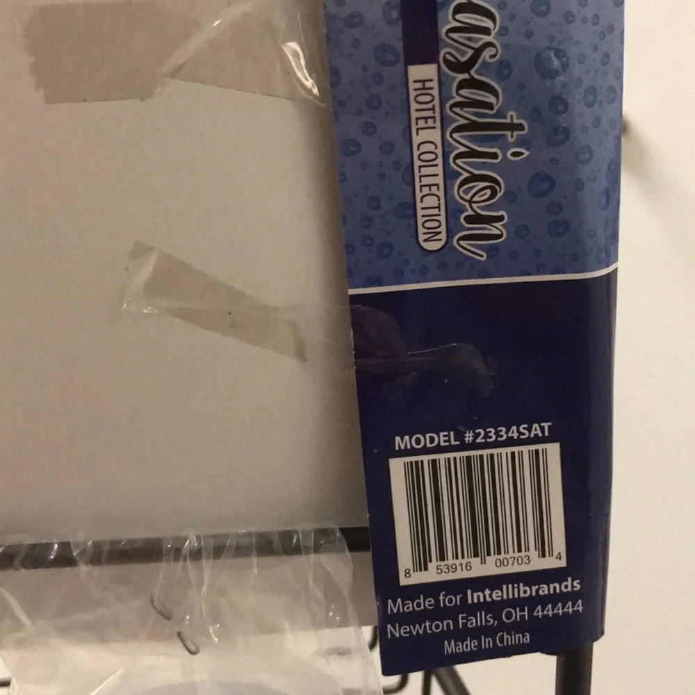 Spasation hotel collection shower organizer CHOCOLATE Satin Finish NEW NWT